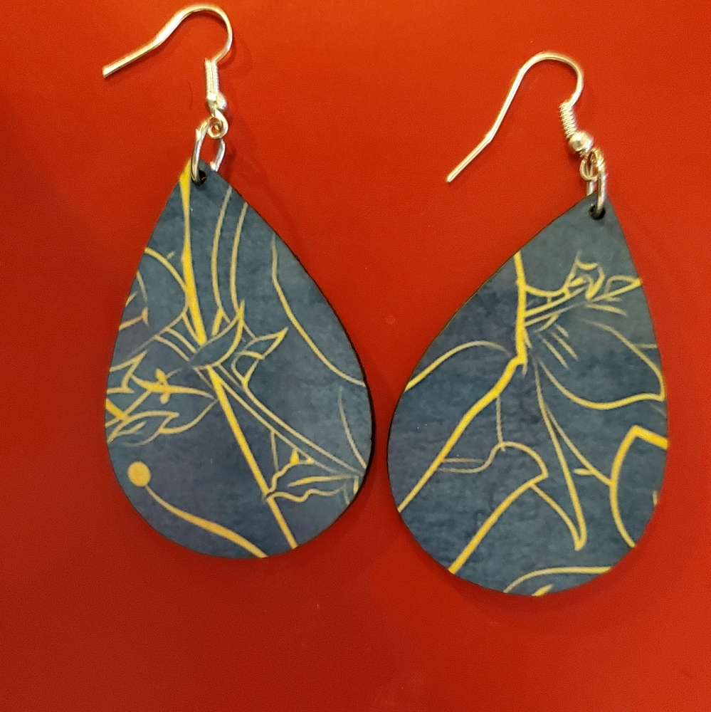 Beauty and the beast earrings